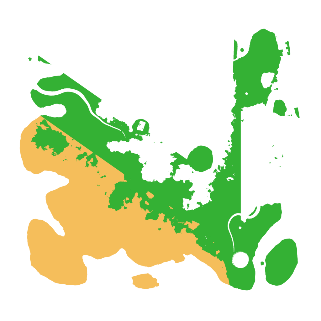 Biome Rust Map: Procedural Map, Size: 3500, Seed: 163182102