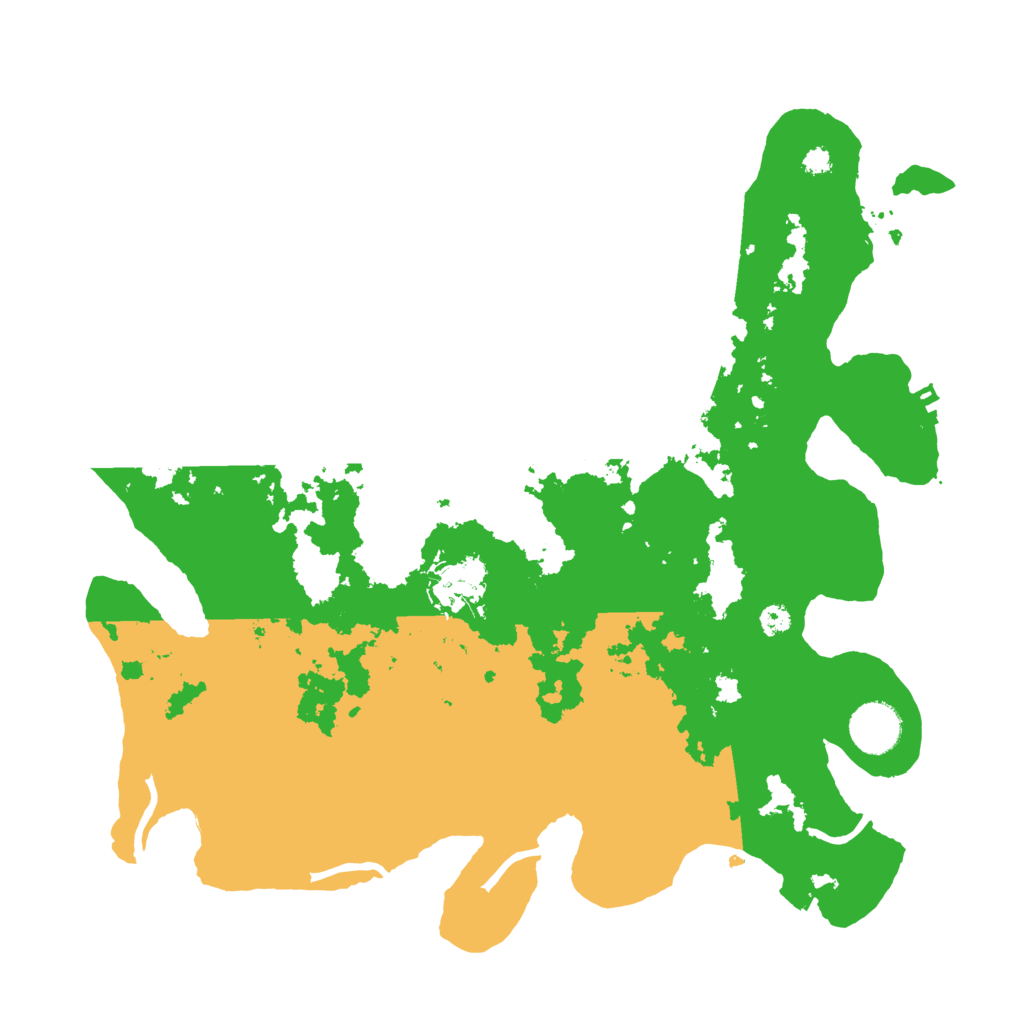 Biome Rust Map: Procedural Map, Size: 3500, Seed: 1118233049