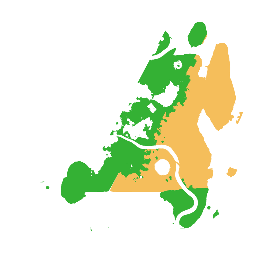 Biome Rust Map: Procedural Map, Size: 3000, Seed: 1400837662