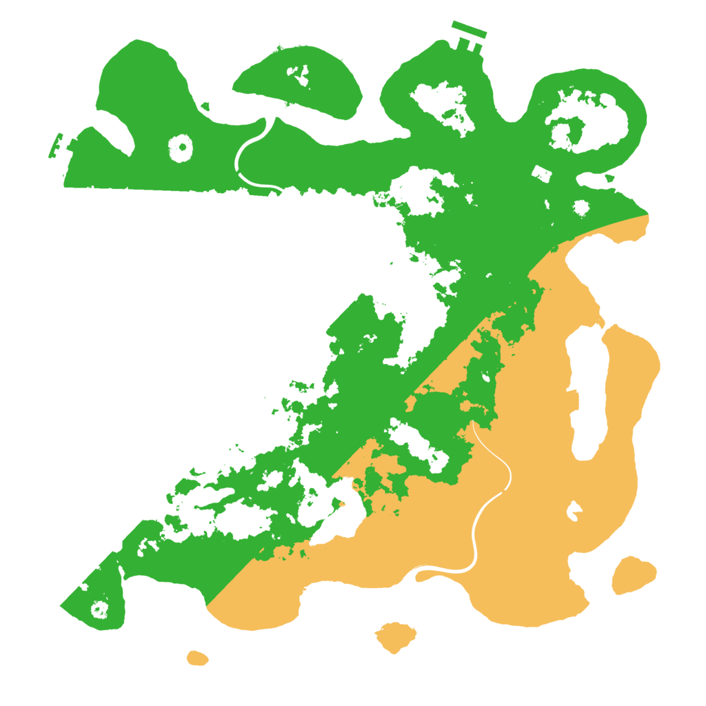 Biome Rust Map: Procedural Map, Size: 4000, Seed: 8439716