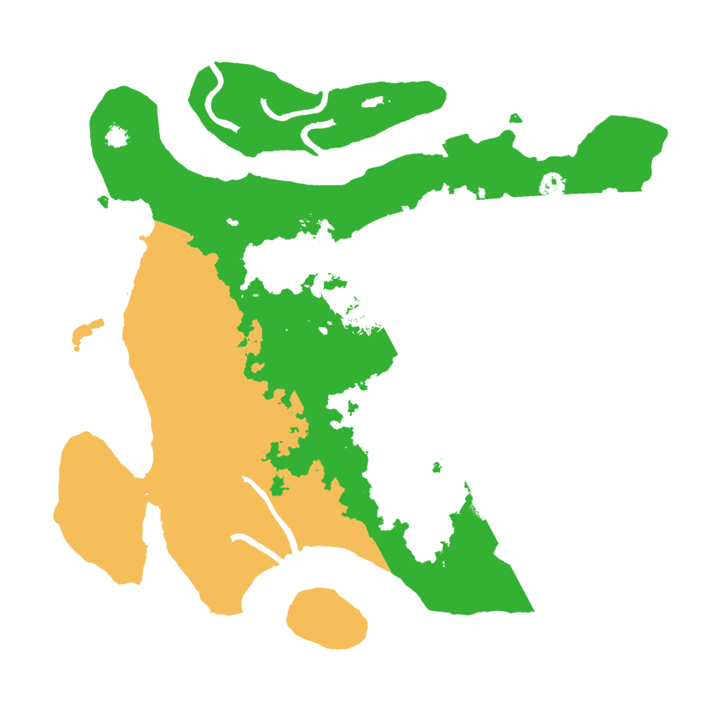 Biome Rust Map: Procedural Map, Size: 3000, Seed: 44661