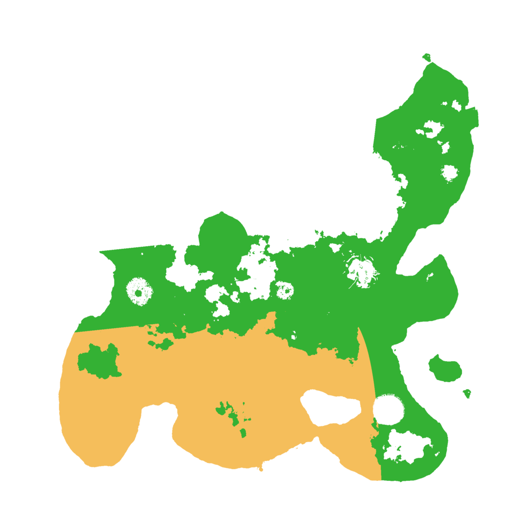 Biome Rust Map: Procedural Map, Size: 3000, Seed: 493469379