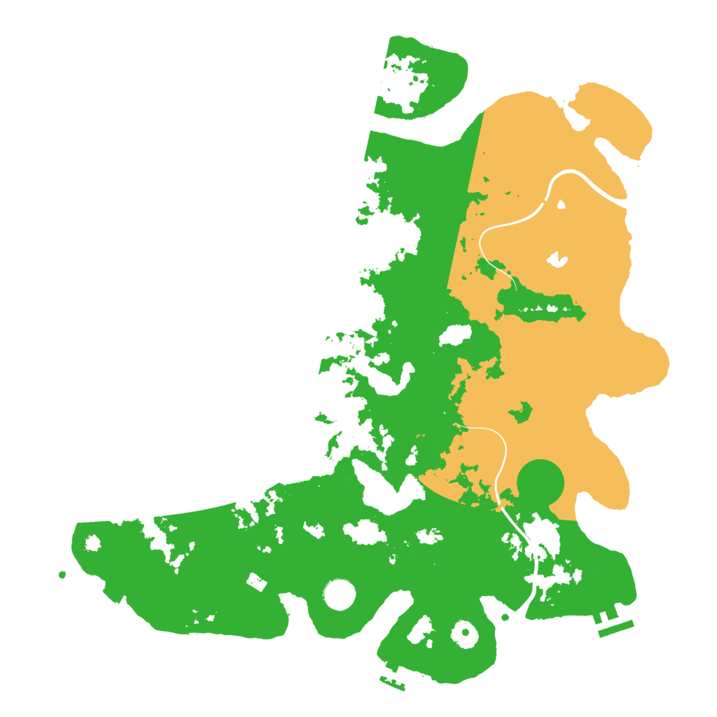 Biome Rust Map: Procedural Map, Size: 4000, Seed: 898769797
