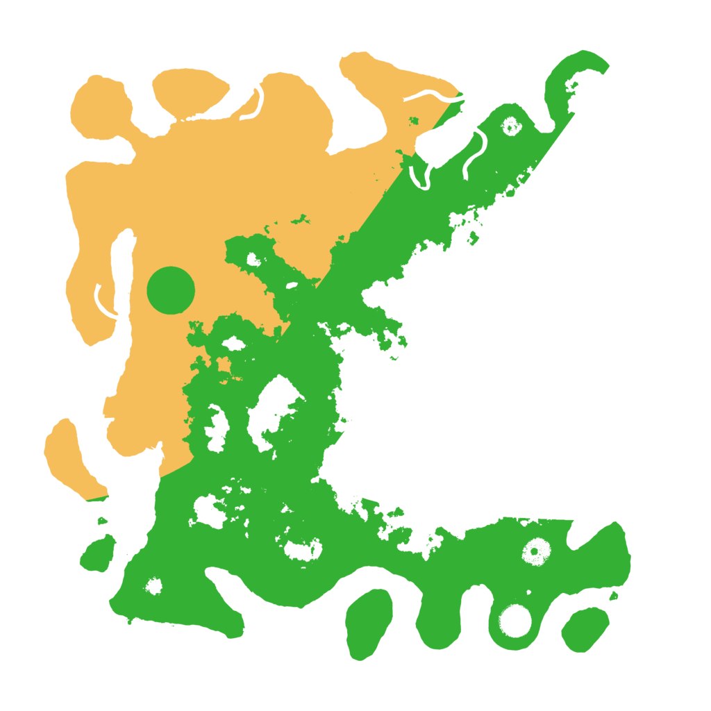 Biome Rust Map: Procedural Map, Size: 3900, Seed: 128