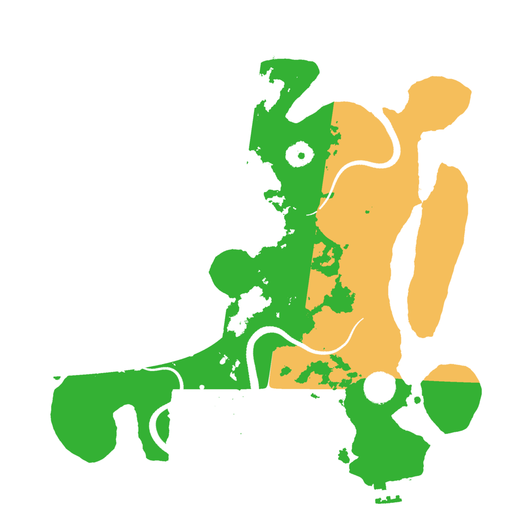 Biome Rust Map: Procedural Map, Size: 3000, Seed: 1401741617