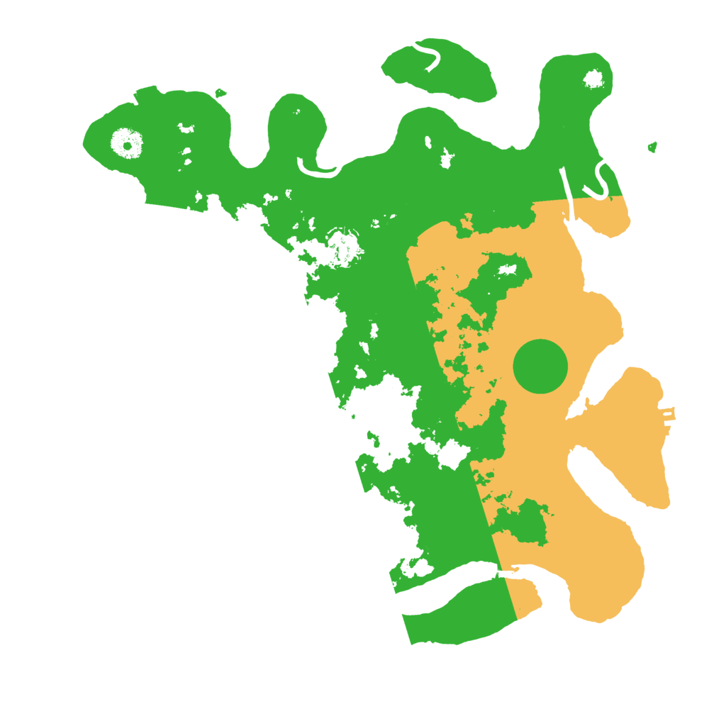 Biome Rust Map: Procedural Map, Size: 3500, Seed: 1596959184