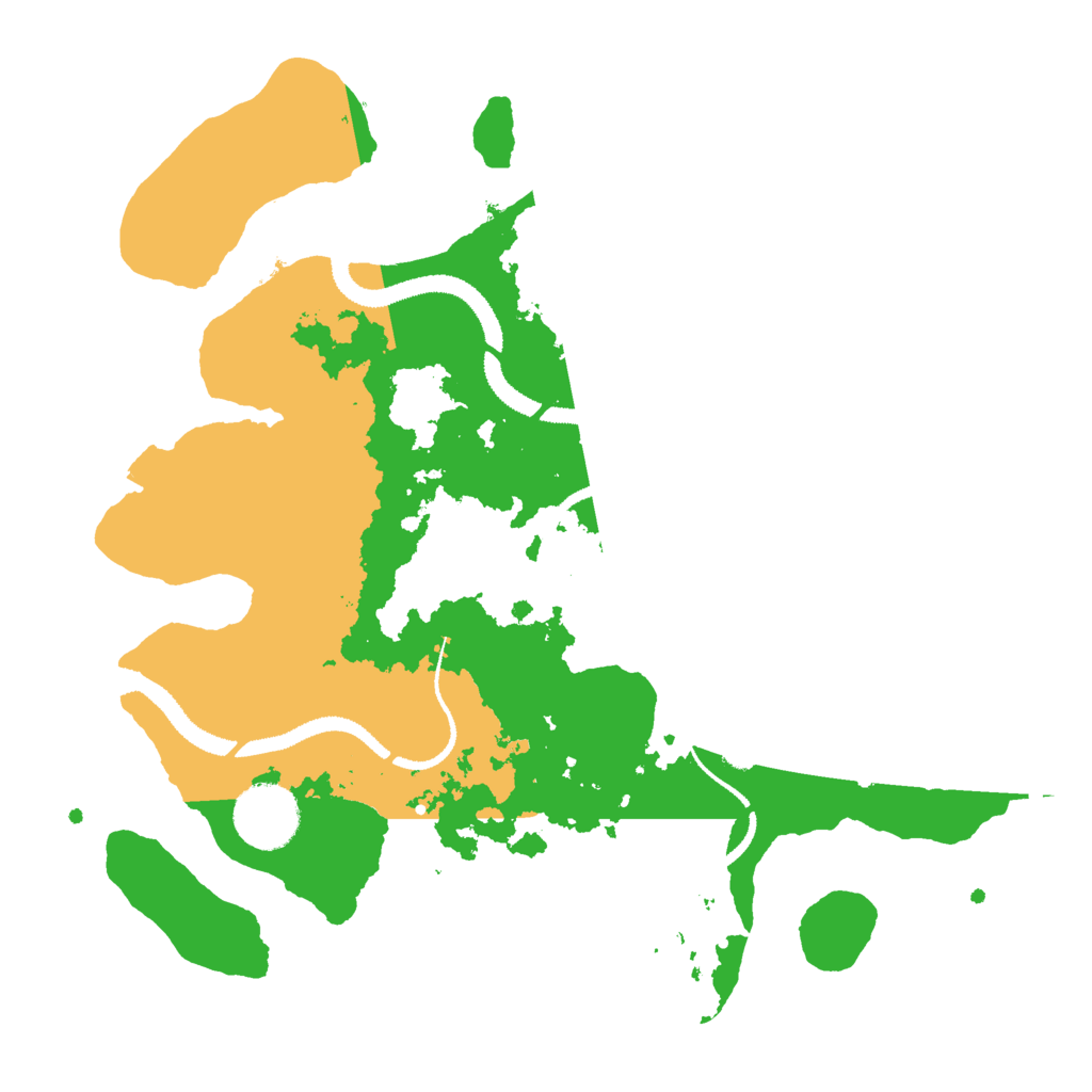 Biome Rust Map: Procedural Map, Size: 3000, Seed: 748727389