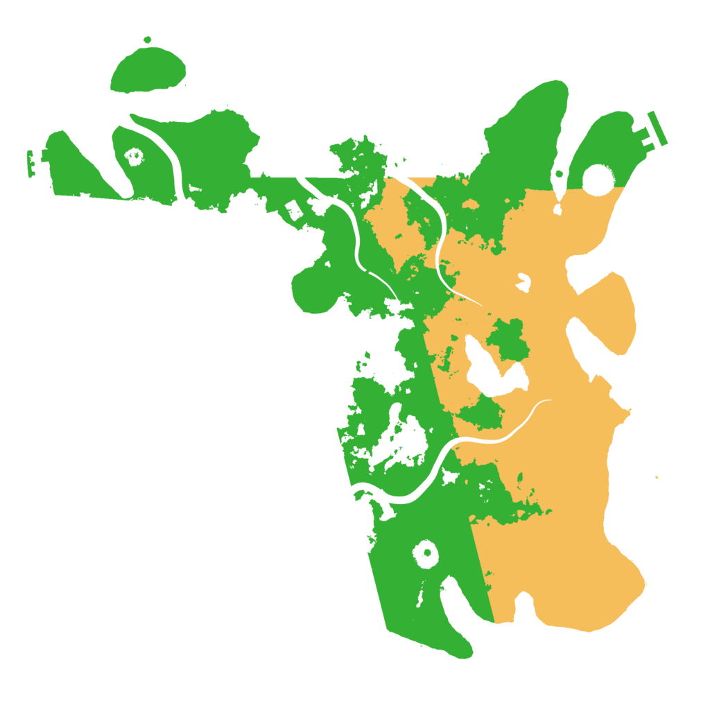 Biome Rust Map: Procedural Map, Size: 4000, Seed: 16183934