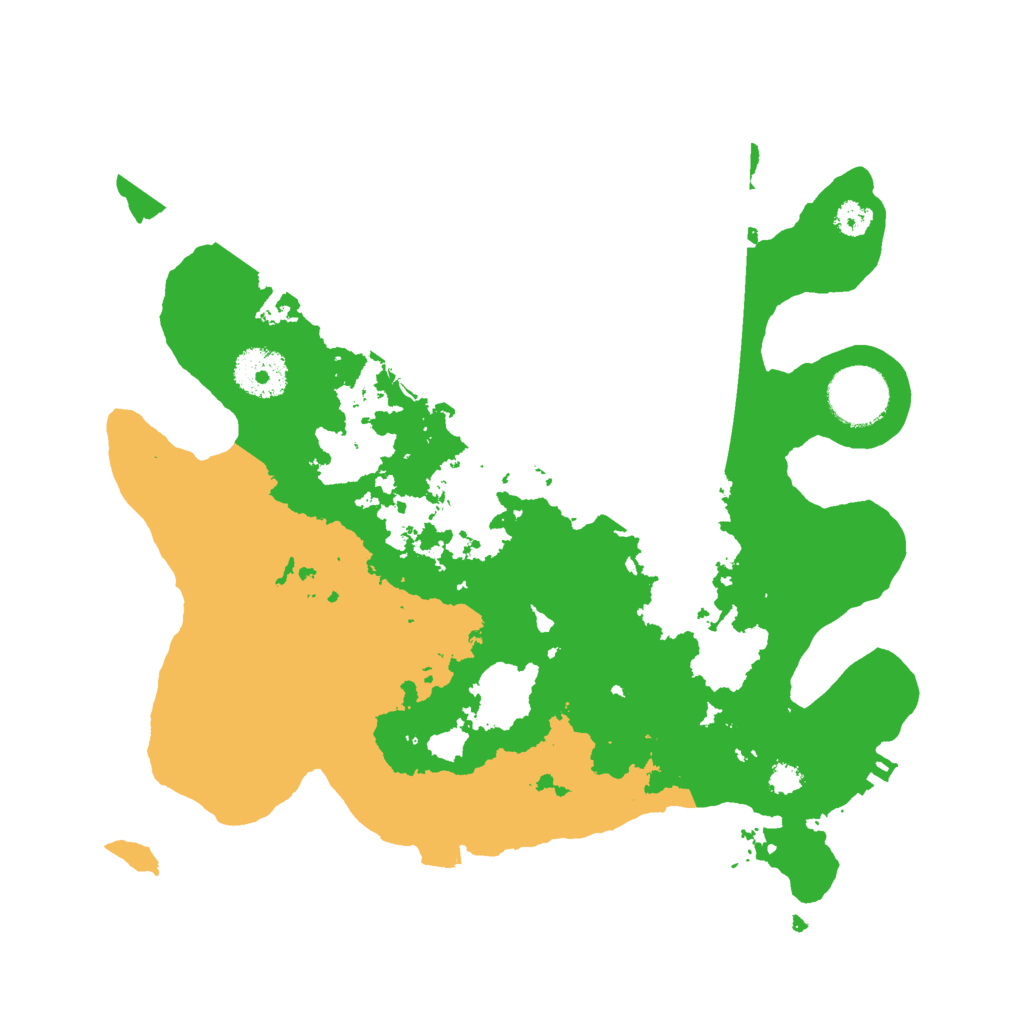 Biome Rust Map: Procedural Map, Size: 3000, Seed: 1042