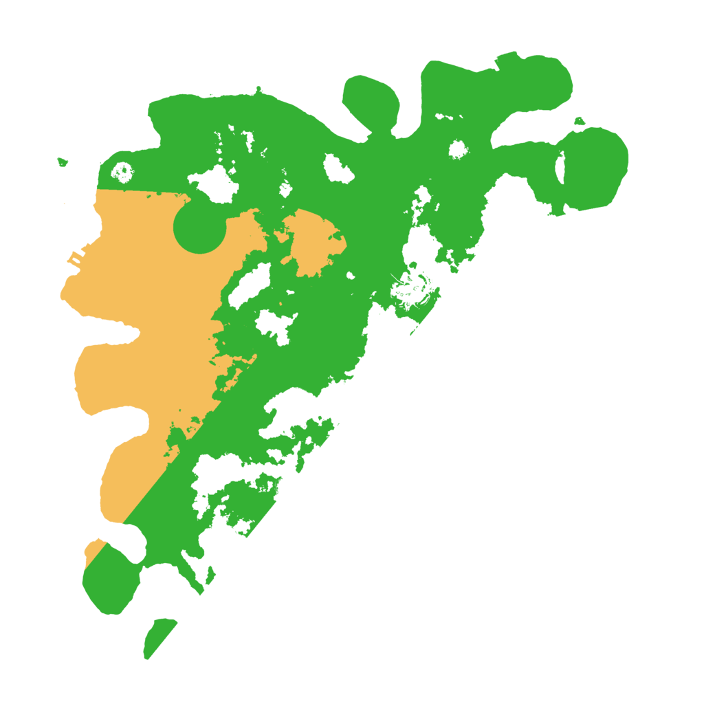 Biome Rust Map: Procedural Map, Size: 3500, Seed: 4545689