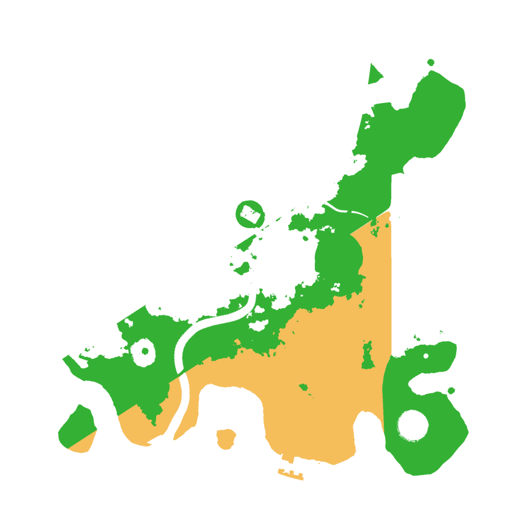 Biome Rust Map: Procedural Map, Size: 3000, Seed: 571176424