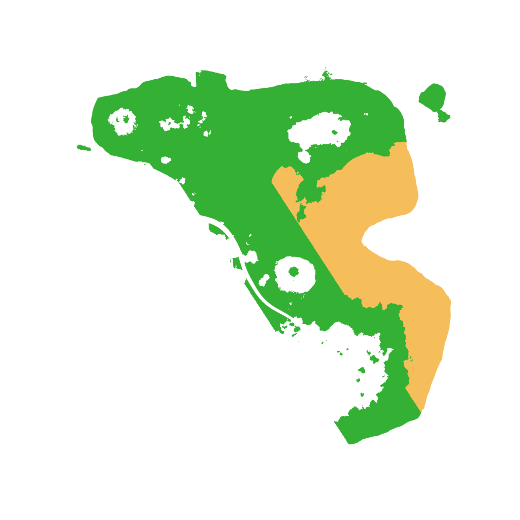 Biome Rust Map: Procedural Map, Size: 2000, Seed: 1113480679