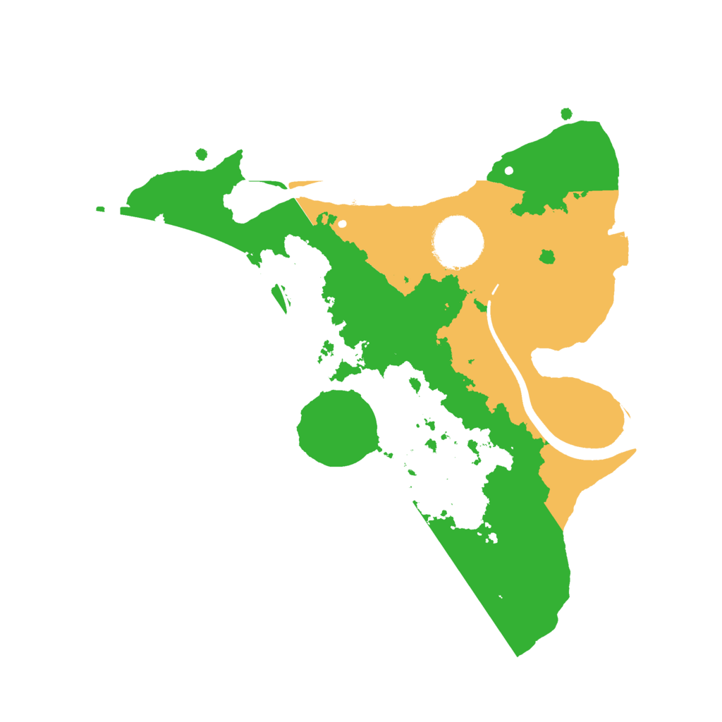 Biome Rust Map: Procedural Map, Size: 2500, Seed: 242003665