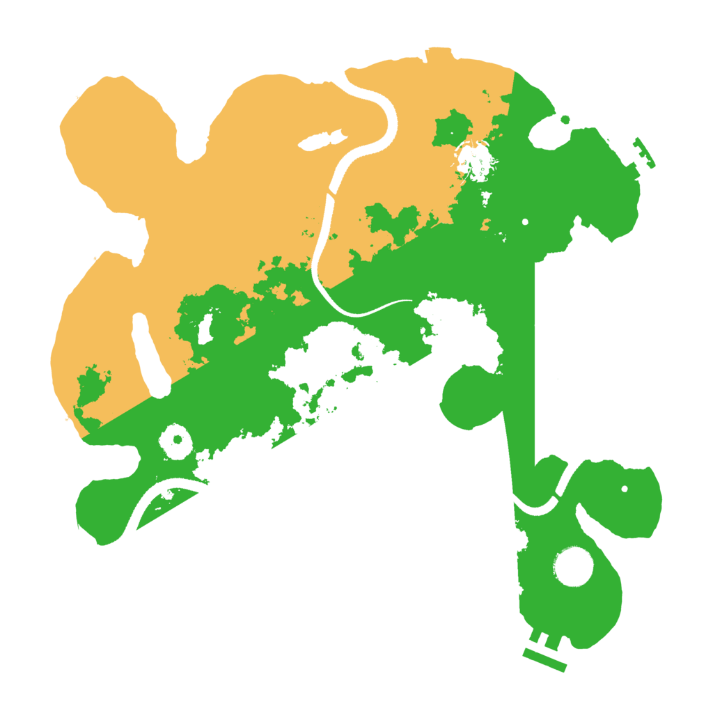 Biome Rust Map: Procedural Map, Size: 3200, Seed: 1568831818