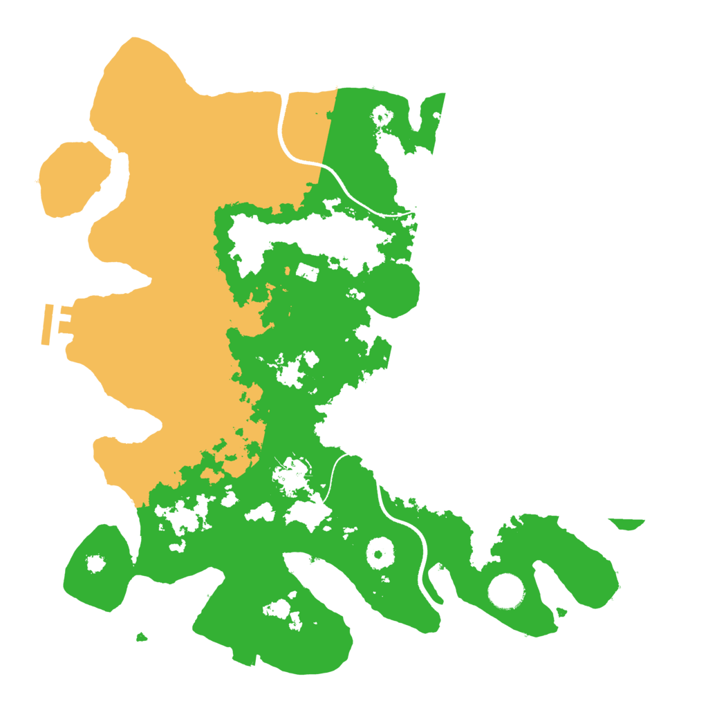 Biome Rust Map: Procedural Map, Size: 3500, Seed: 1462978091