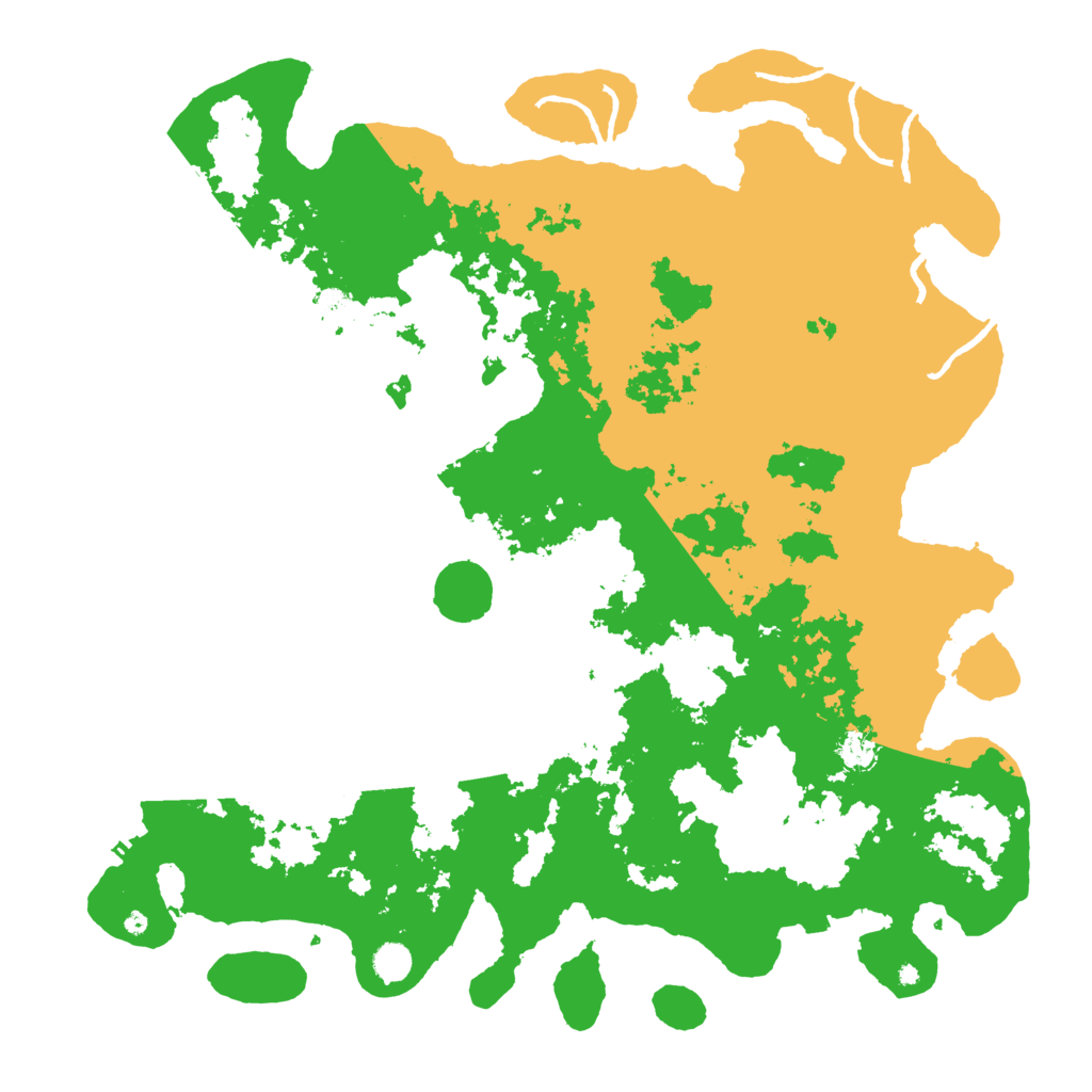 Biome Rust Map: Procedural Map, Size: 5000, Seed: 1358161876