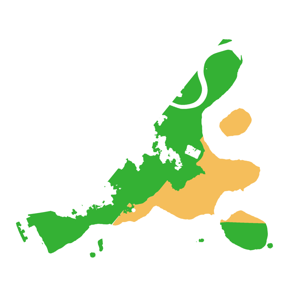 Biome Rust Map: Procedural Map, Size: 2200, Seed: 1345225803