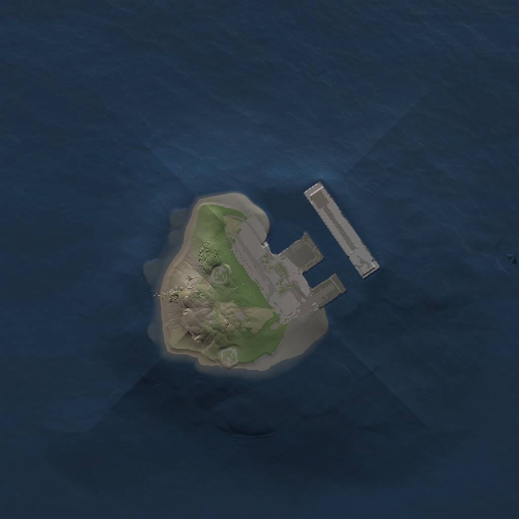 Rust Map: Procedural Map, Size: 1000, Seed: 1219496249, 2 Monuments