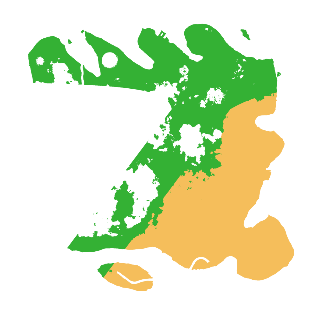 Biome Rust Map: Procedural Map, Size: 3500, Seed: 172373588