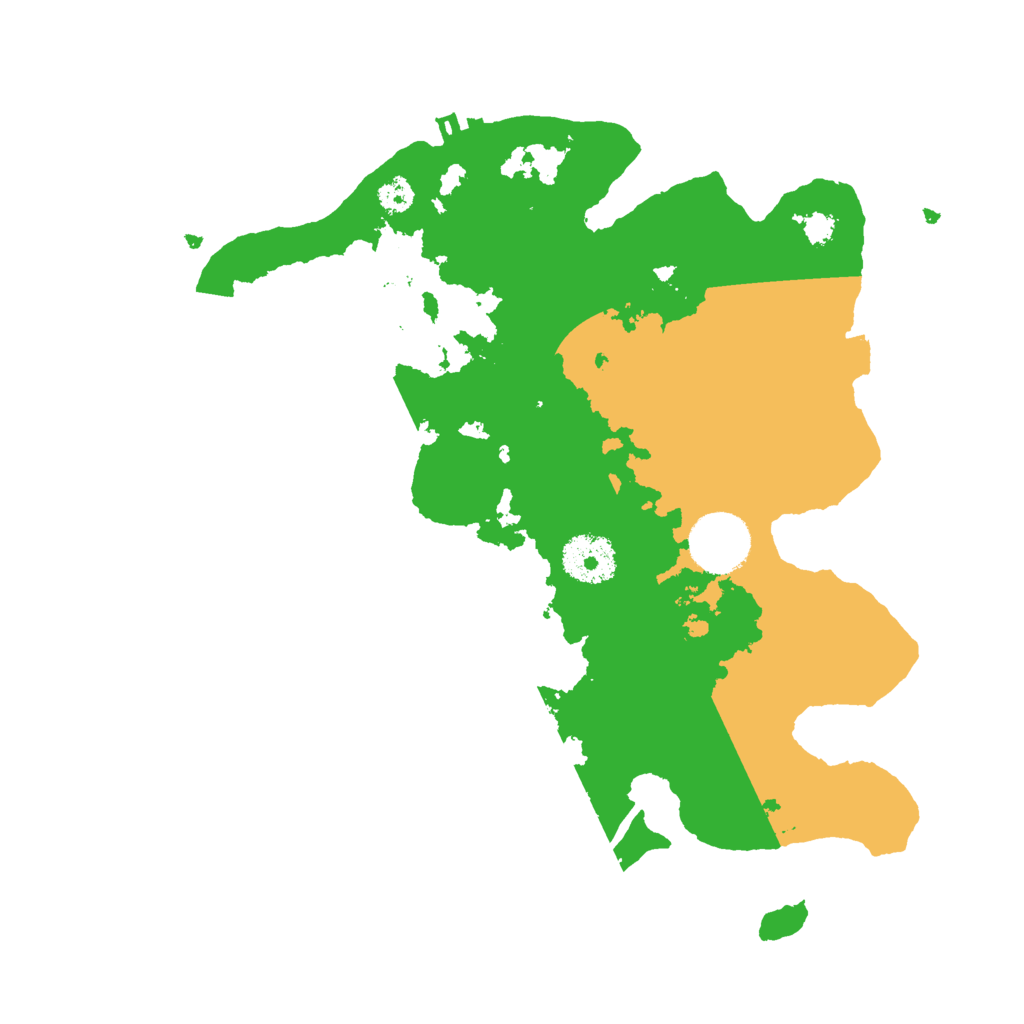 Biome Rust Map: Procedural Map, Size: 3000, Seed: 25286