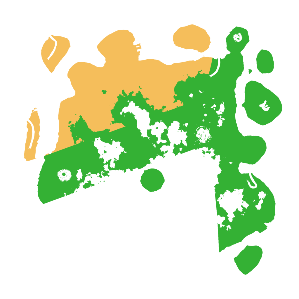 Biome Rust Map: Procedural Map, Size: 3500, Seed: 767417240