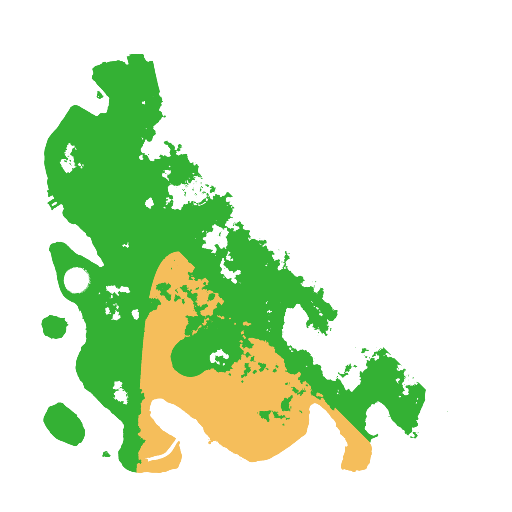 Biome Rust Map: Procedural Map, Size: 3500, Seed: 1501005821