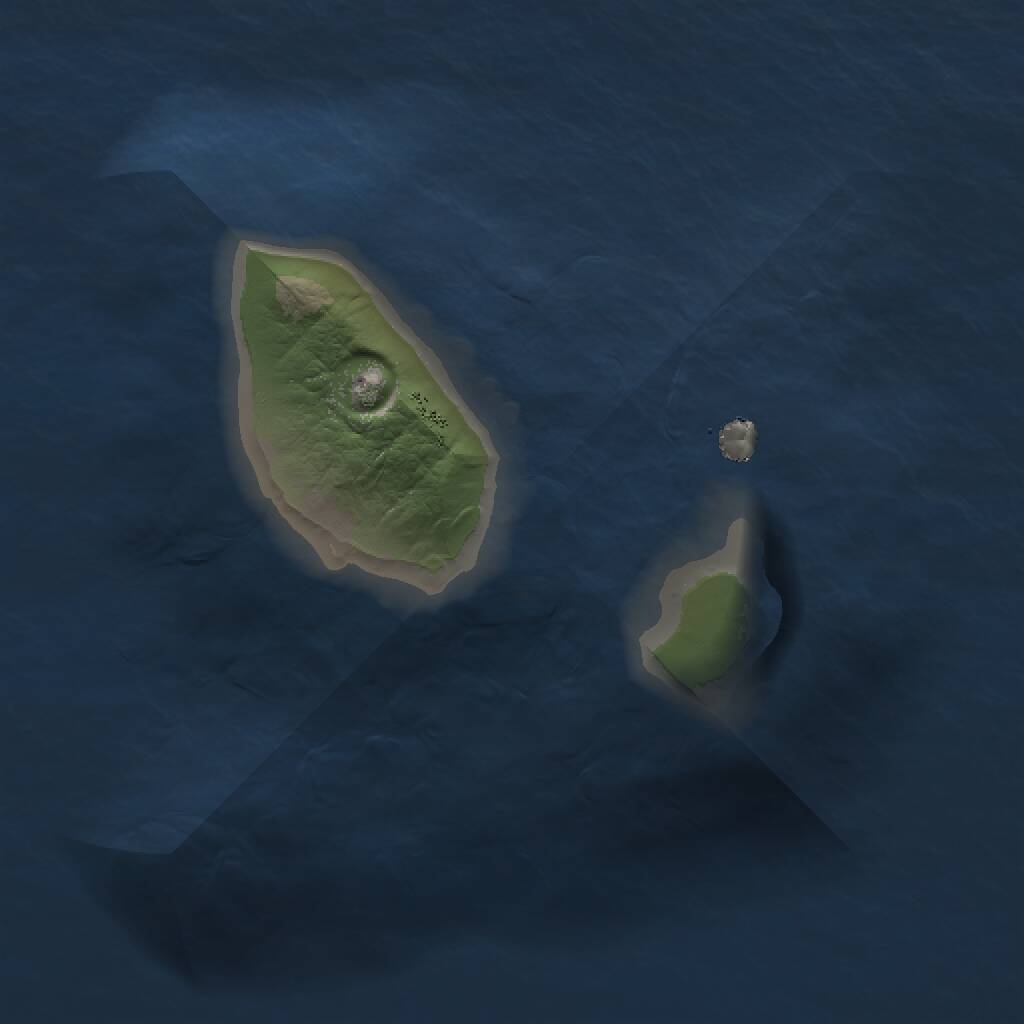 Rust Map: Procedural Map, Size: 1000, Seed: 943293232, 1 Monuments