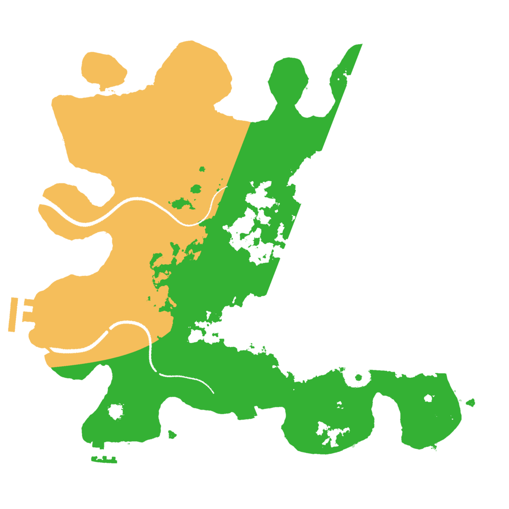 Biome Rust Map: Procedural Map, Size: 3000, Seed: 2043174045