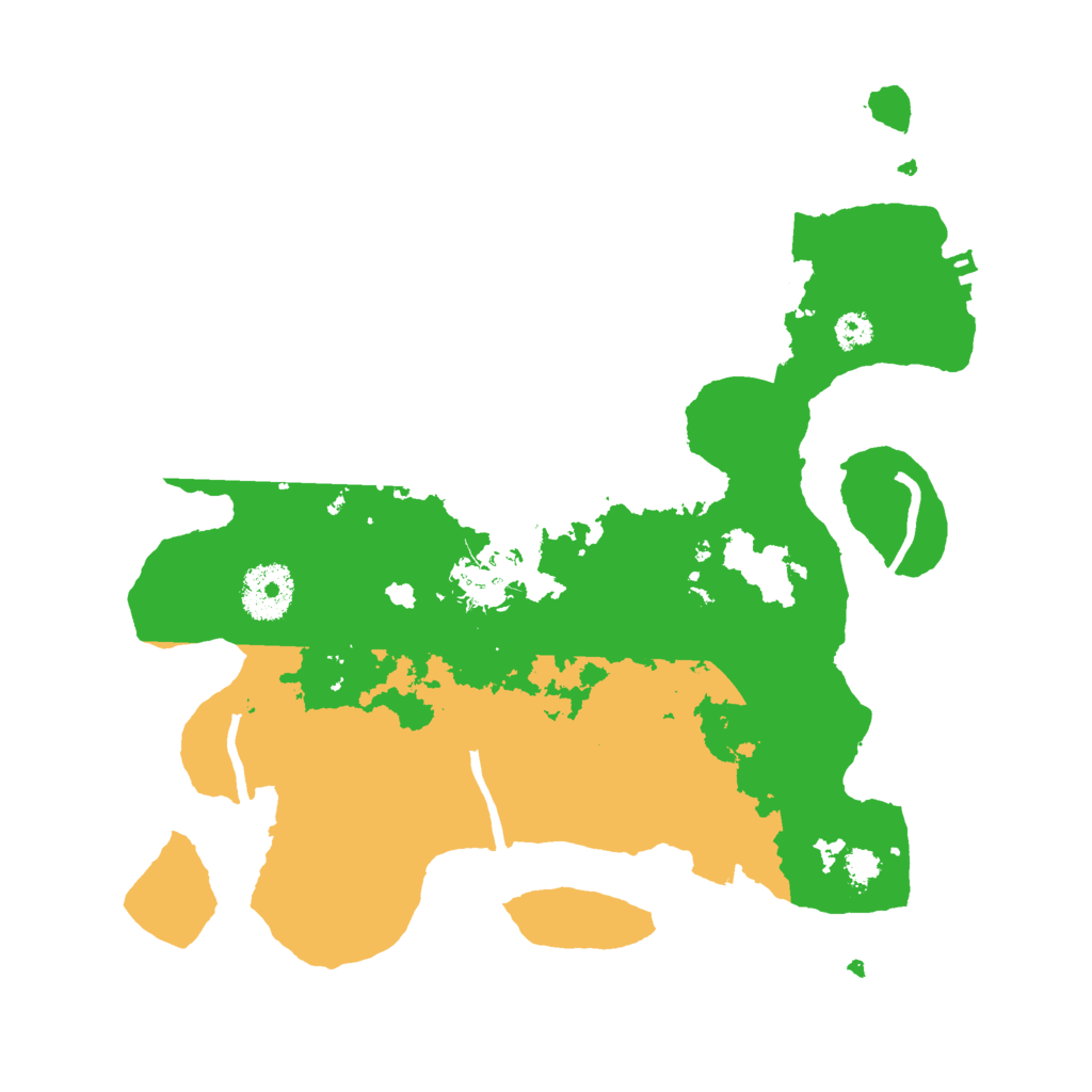 Biome Rust Map: Procedural Map, Size: 3000, Seed: 214175290