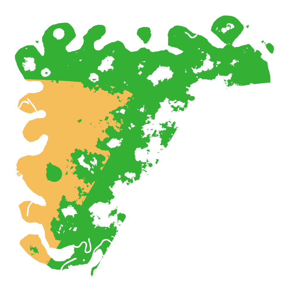 Biome Rust Map: Procedural Map, Size: 5000, Seed: 31415926