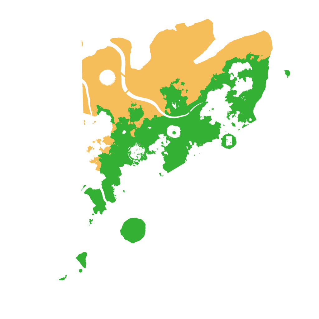 Biome Rust Map: Procedural Map, Size: 3600, Seed: 32472