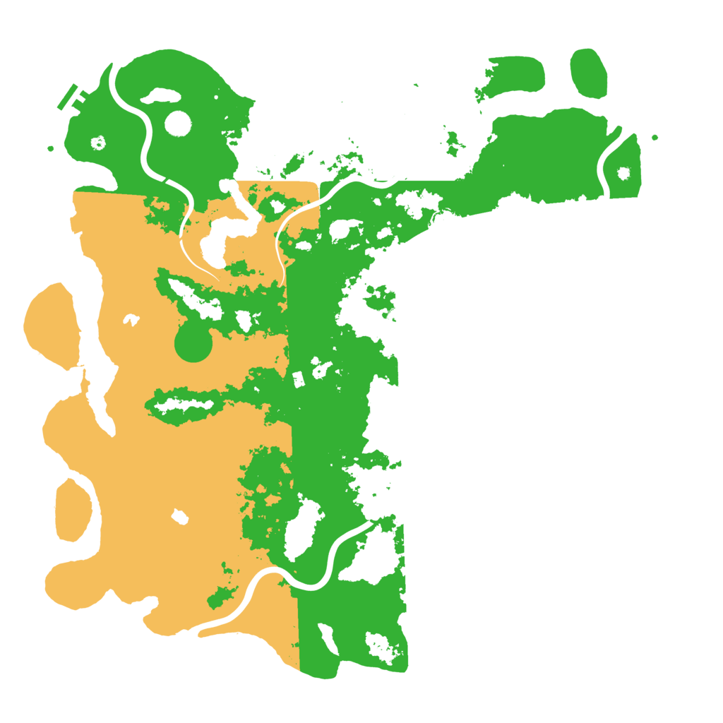 Biome Rust Map: Procedural Map, Size: 5000, Seed: 321297729