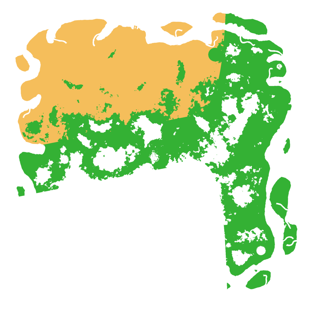 Biome Rust Map: Procedural Map, Size: 6000, Seed: 4254