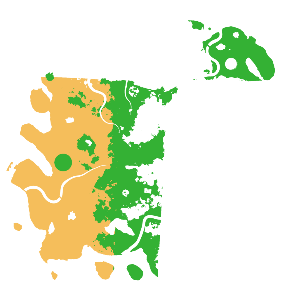 Biome Rust Map: Procedural Map, Size: 4500, Seed: 112777333