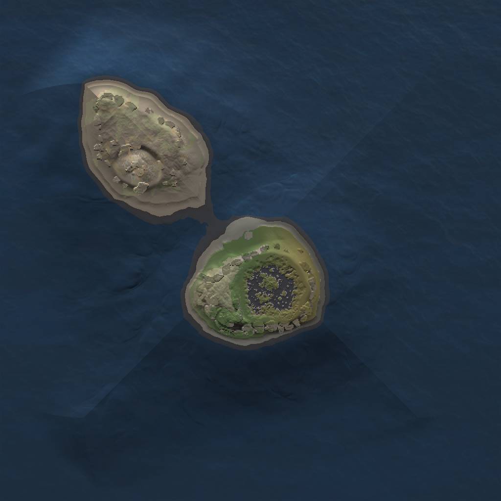 Rust Map: Procedural Map, Size: 1000, Seed: 146298, 3 Monuments