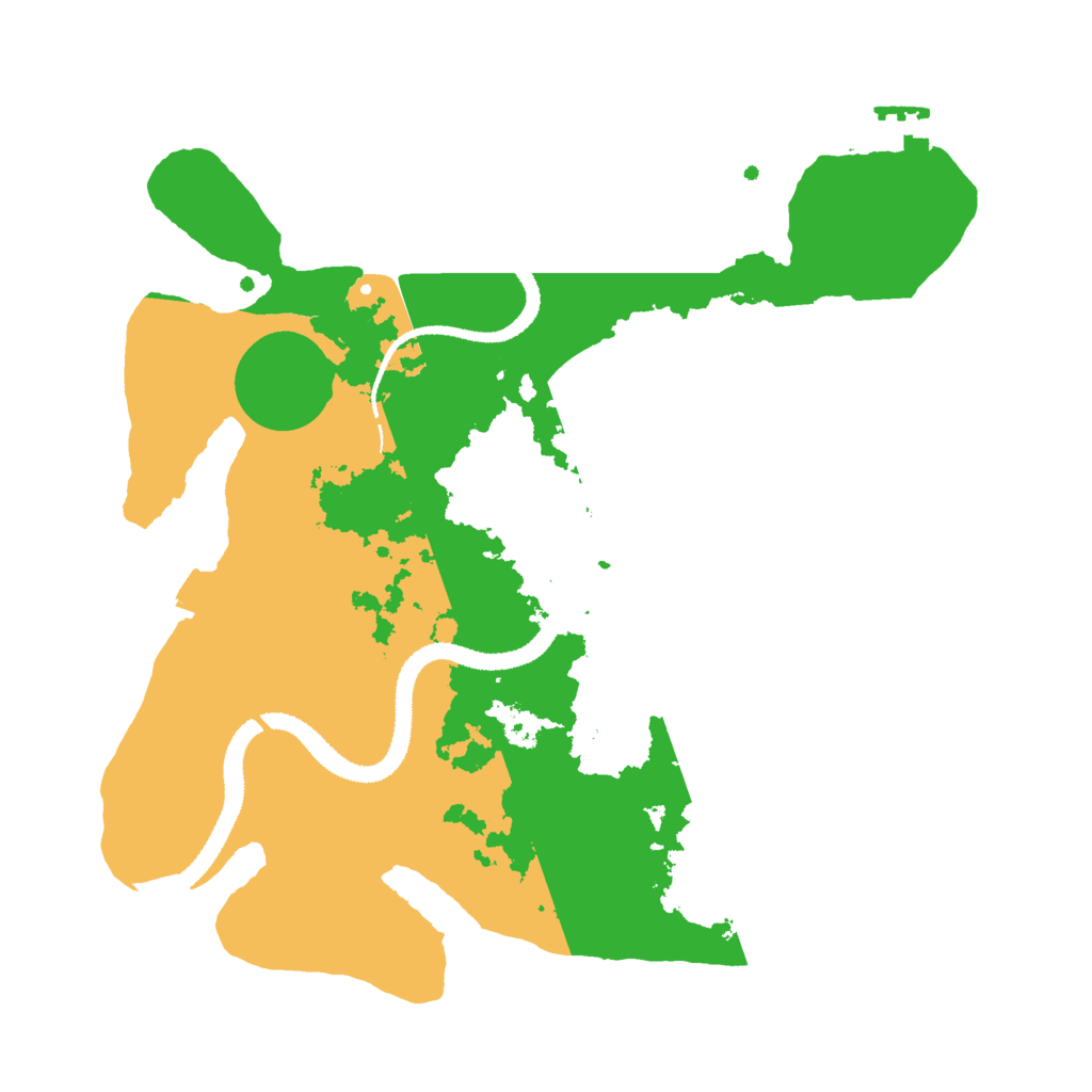 Biome Rust Map: Procedural Map, Size: 3000, Seed: 56881