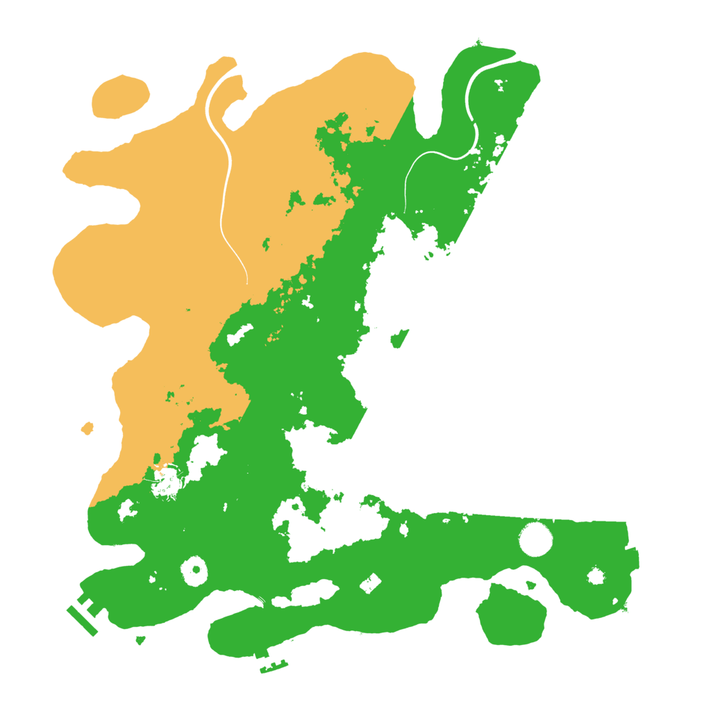 Biome Rust Map: Procedural Map, Size: 3800, Seed: 2024022001