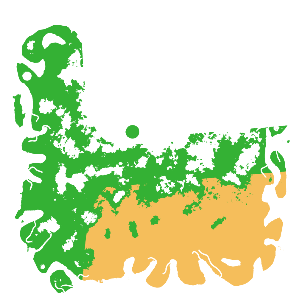 Biome Rust Map: Procedural Map, Size: 6000, Seed: 678545