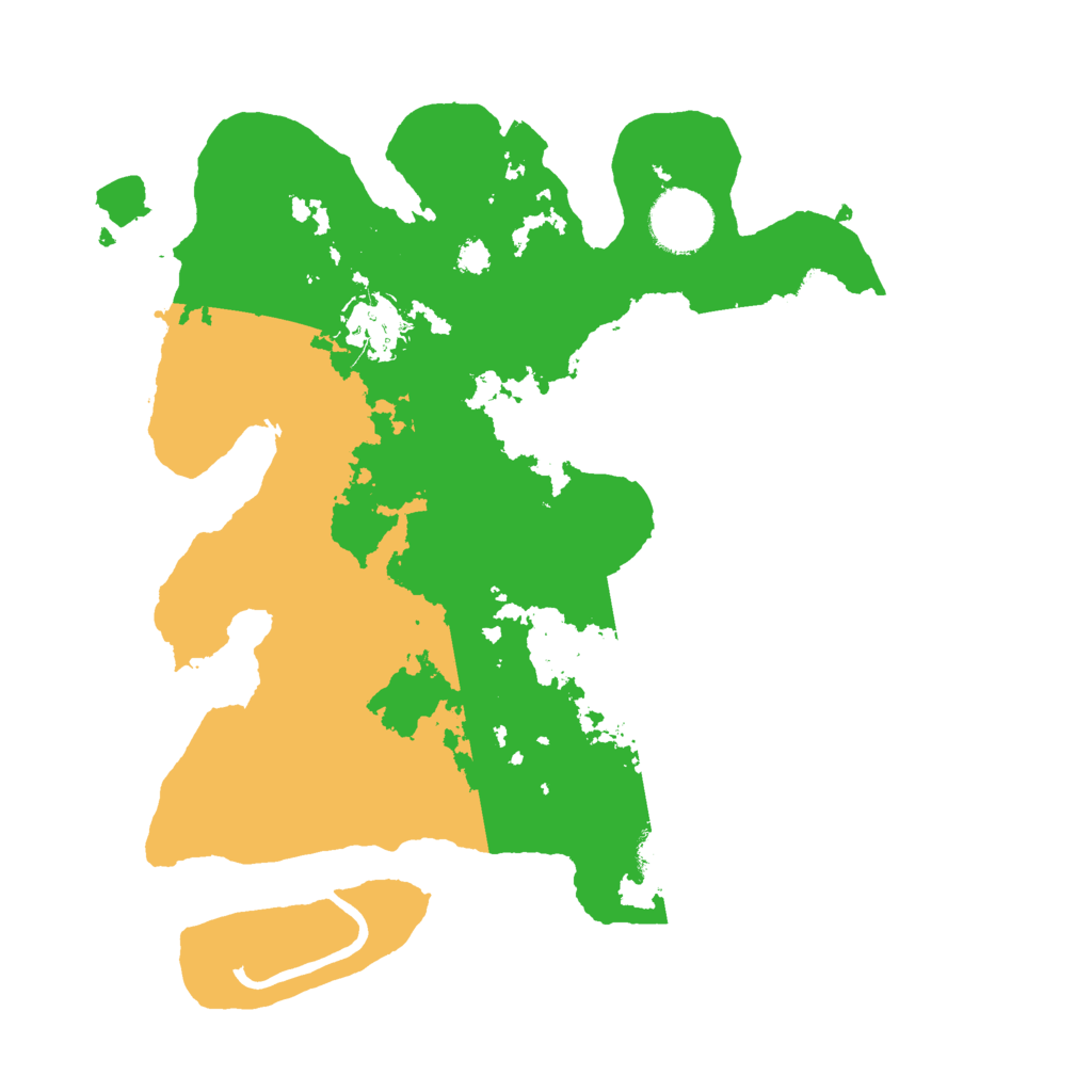 Biome Rust Map: Procedural Map, Size: 3000, Seed: 648957