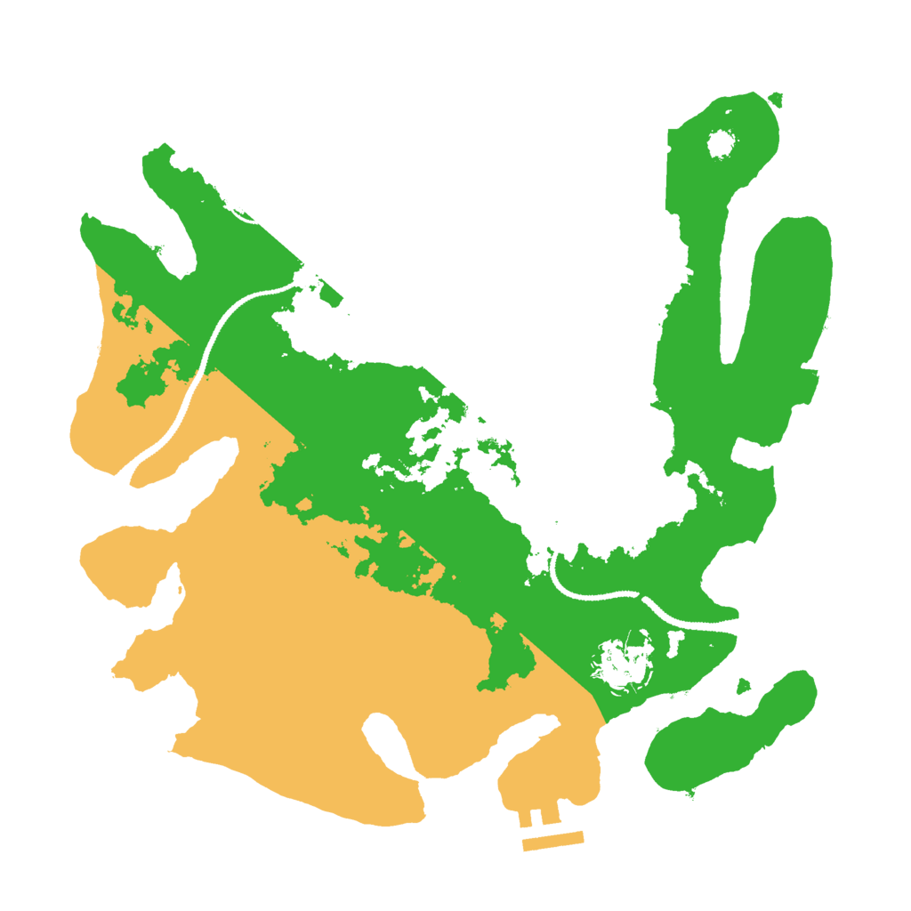 Biome Rust Map: Procedural Map, Size: 3000, Seed: 6325714