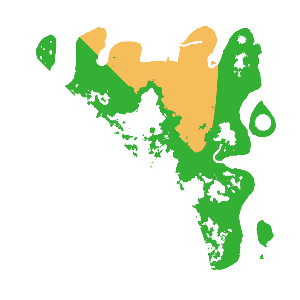 Biome Rust Map: Procedural Map, Size: 3250, Seed: 9999