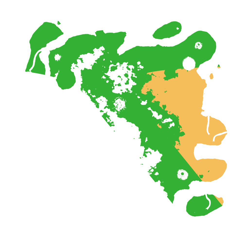 Biome Rust Map: Procedural Map, Size: 3500, Seed: 389848989