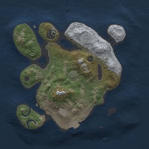 Thumbnail Rust Map: Procedural Map, Size: 2500, Seed: 322320957, 6 Monuments