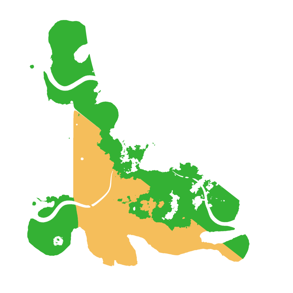 Biome Rust Map: Procedural Map, Size: 3000, Seed: 1447990376