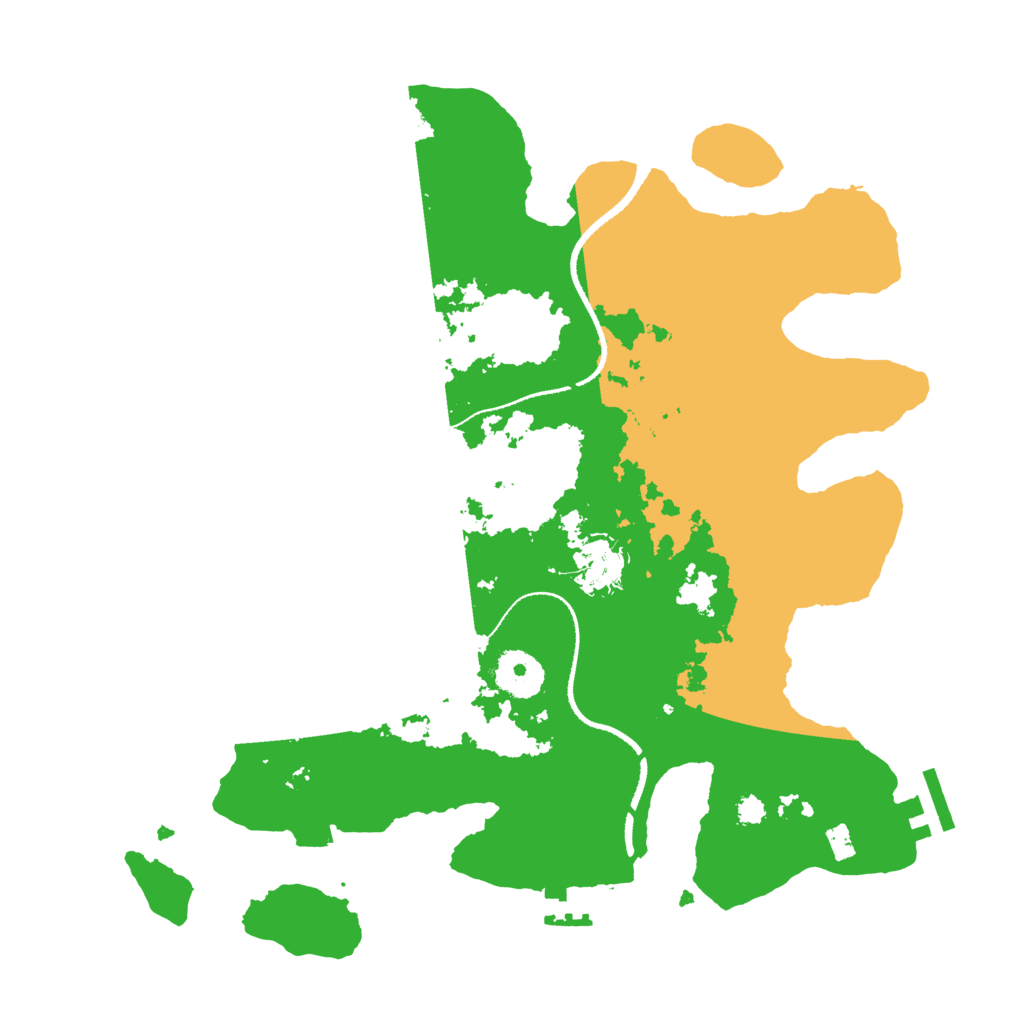Biome Rust Map: Procedural Map, Size: 3250, Seed: 7654321