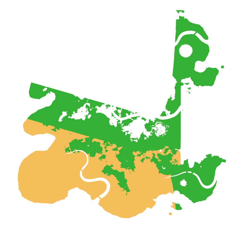 Biome Rust Map: Procedural Map, Size: 3250, Seed: 159357