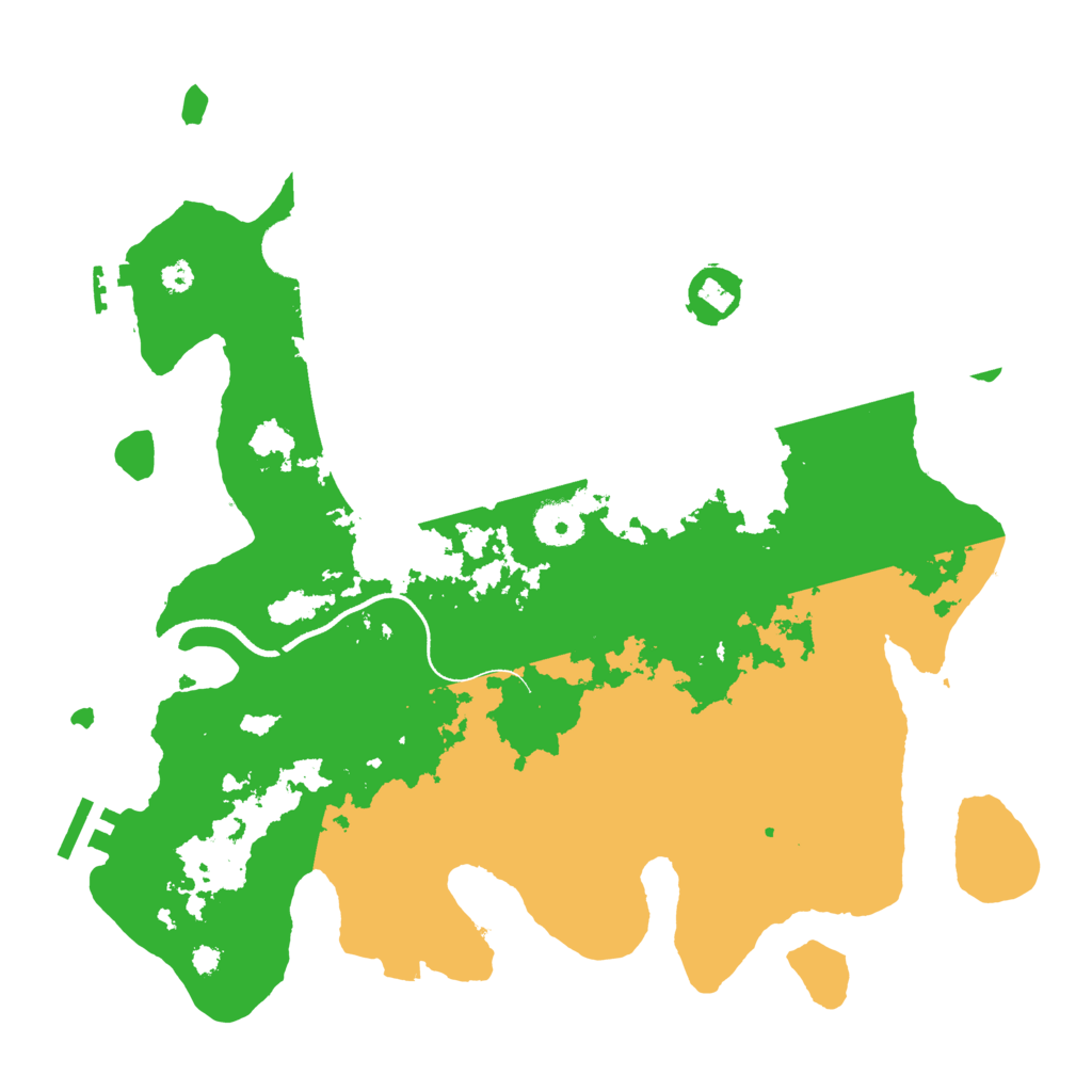 Biome Rust Map: Procedural Map, Size: 3500, Seed: 1632827677