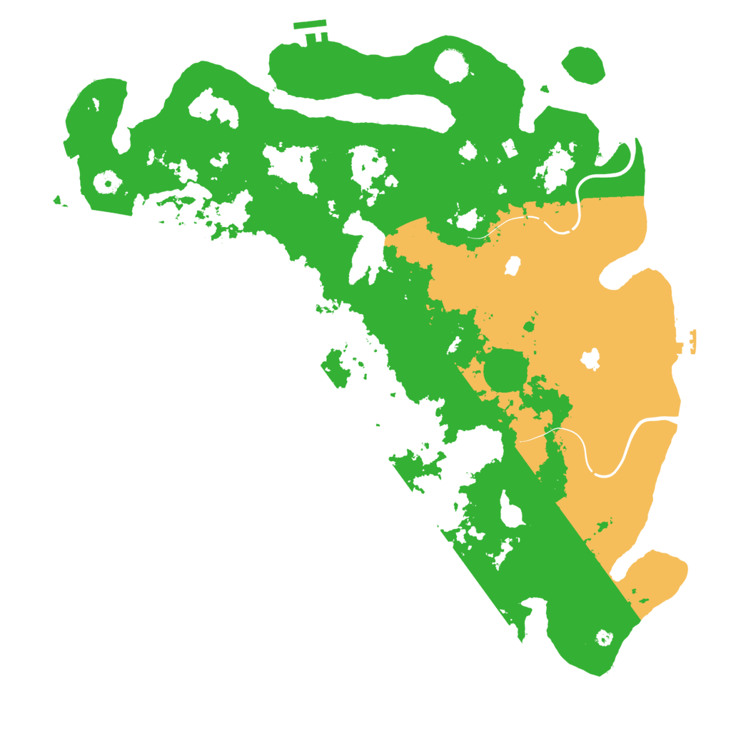 Biome Rust Map: Procedural Map, Size: 4500, Seed: 563753524