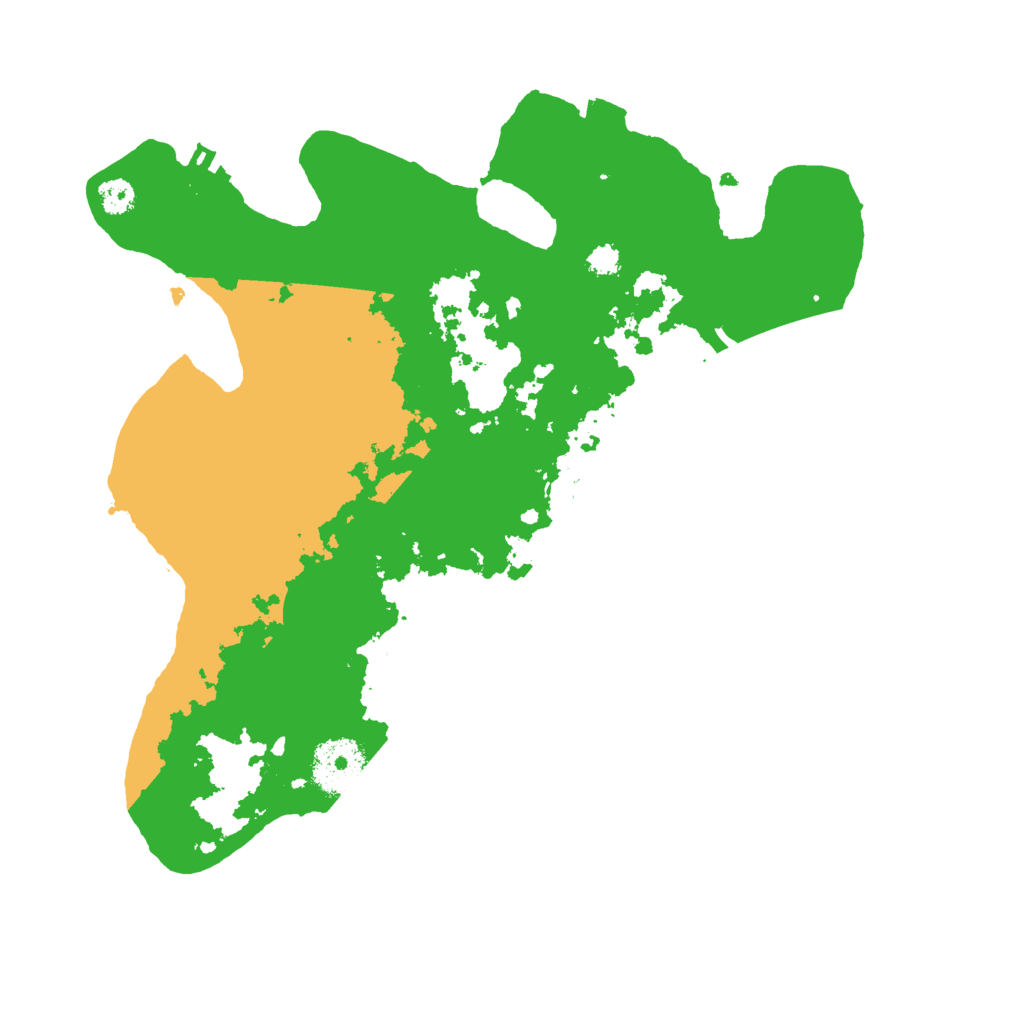 Biome Rust Map: Procedural Map, Size: 3000, Seed: 10950