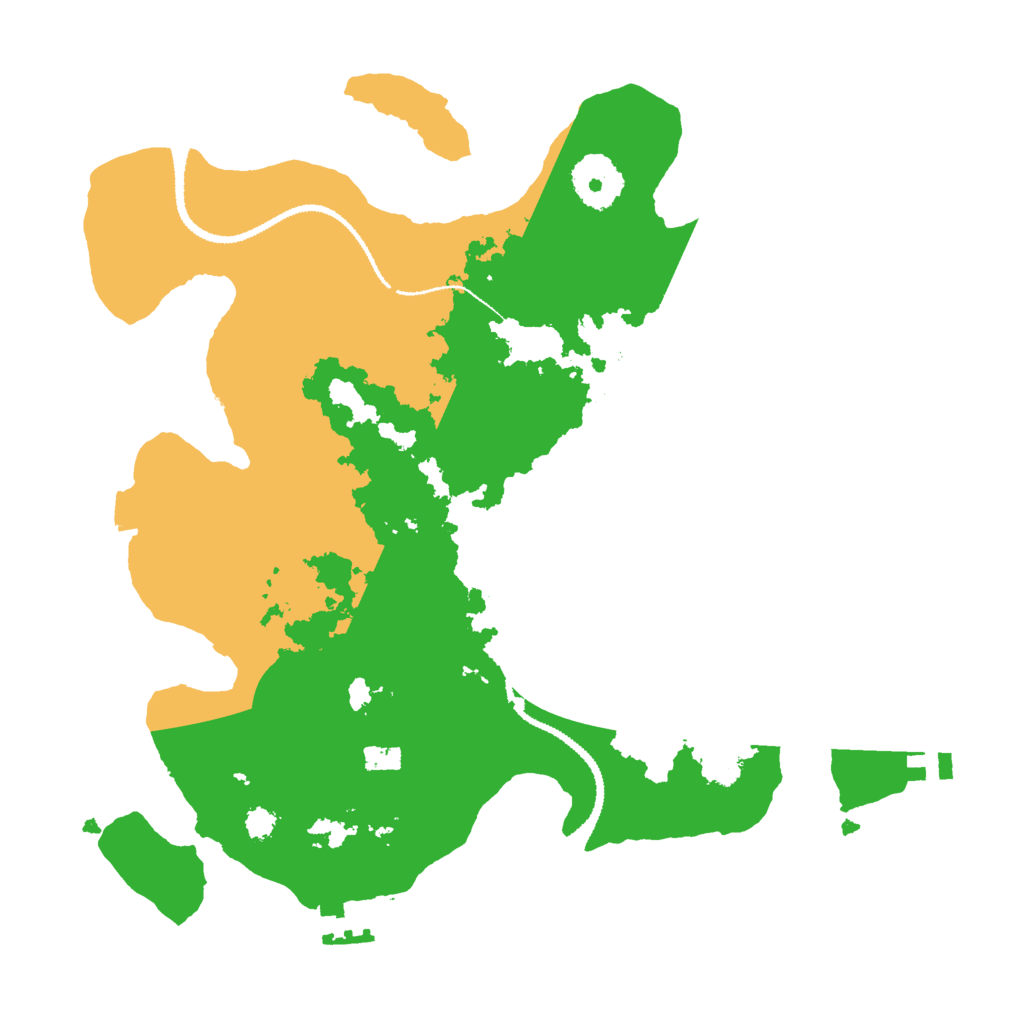 Biome Rust Map: Procedural Map, Size: 3001, Seed: 25